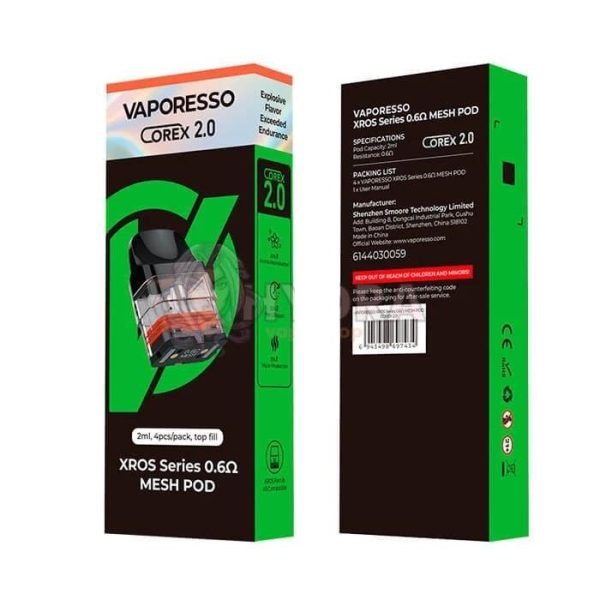 Картридж Vaporesso XROS 3ml 0.6 ohm Corex 2.0 - Зображення 2
