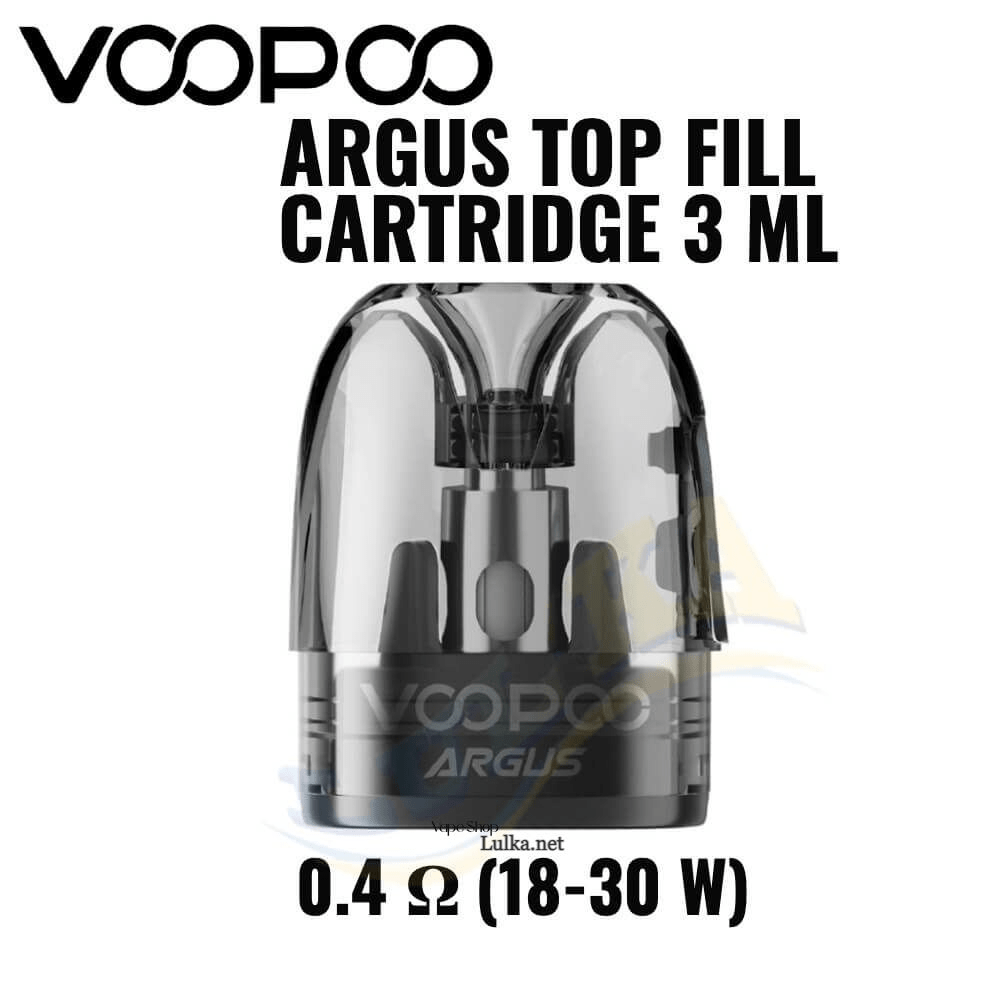 Картридж VooPoo Argus Pod Top Filling 0.4ohm 3ml - Зображення 2