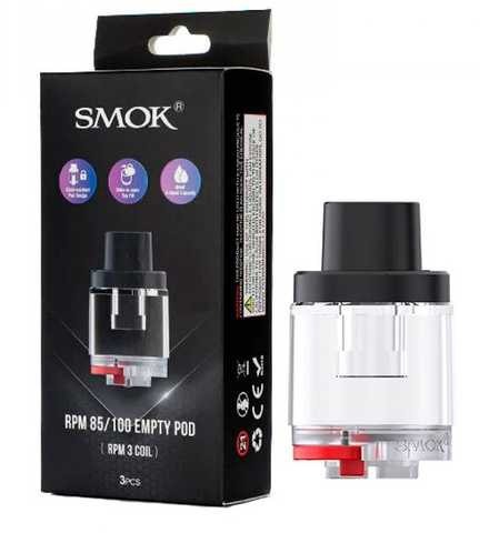 Картридж Smok RPM 85/100 EMPTY (RPM 3 COIL) - Зображення 2
