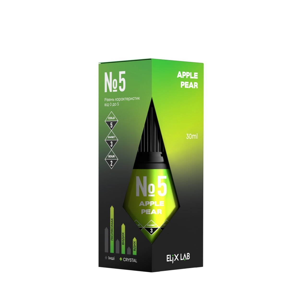 Рідина Elix Crystal 5% 30мл